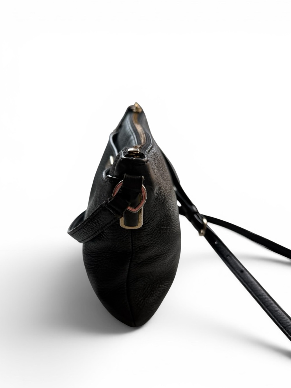 Coach Black Pebbled Leather Crossbody Bag - Picture 5 of 6